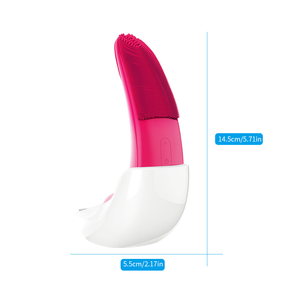 Nettoyeur de visage électrique intelligent en silicone